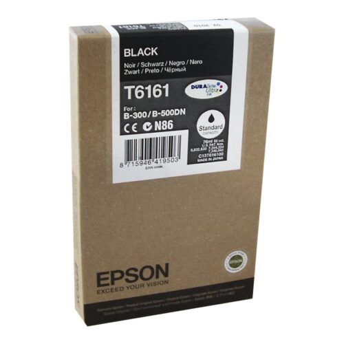 EPSON 1LB T6161 ink cartridge black standard capacity 76ml 1-pack