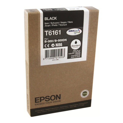 EPSON 1LB T6161 ink cartridge black standard capacity 76ml 1-pack