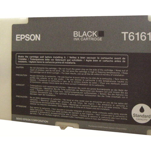 EPSON 1LB T6161 ink cartridge black standard capacity 76ml 1-pack