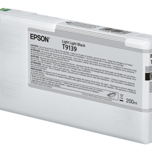 EPSON 1LB T9139 Light Light Black Ink Cartridge 200ml