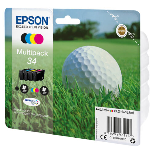 EPSON 2LB Multipack 4-colours 34 Ink DURABrite Ultra BCMY