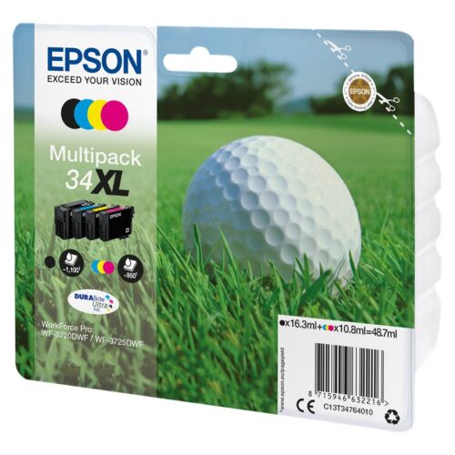 EPSON 2LB Multipack 4-colours 34XL DURABrite Ink Ultra CMYK XL