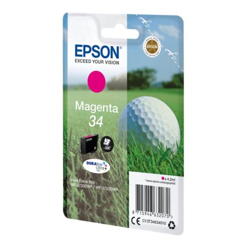 EPSON 2LB Singlepack Magenta 34 – DURABrite Ultra Ink