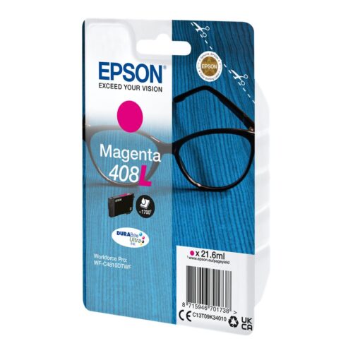 EPSON 2LB Singlepack Magenta 408L DURABrite Ultra Ink