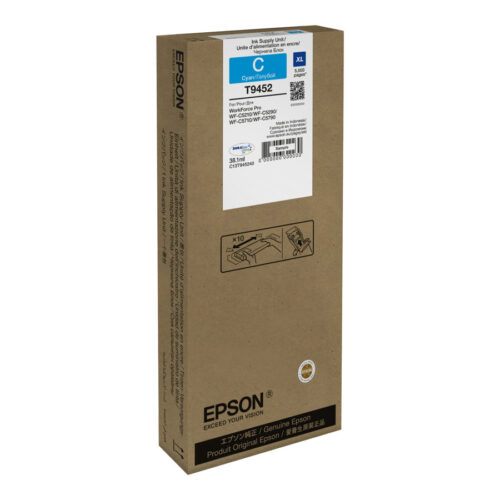 EPSON 2LB WF-C5xxx Series Ink Cartridge XL Cyan 5000s