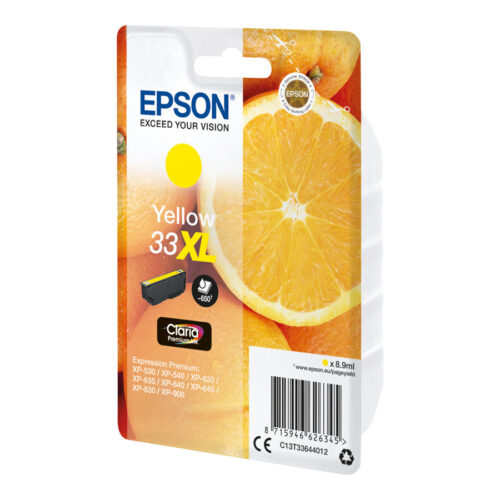EPSON 3LB 33XL Ink Yellow Claria Premium Singlepack w/s