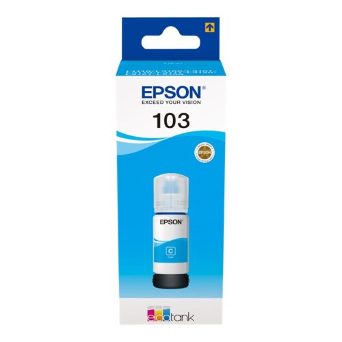 EPSON 4LB 103 EcoTank Cyan ink bottle local