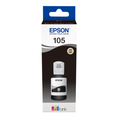 EPSON 4LB 105 EcoTank Black ink bottle pigmented