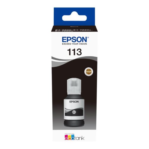 EPSON 4LB 113 EcoTank Pigment Black ink bottle