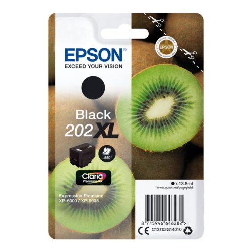 EPSON 4LB 202XL Black Ink Cartridge with security w/s