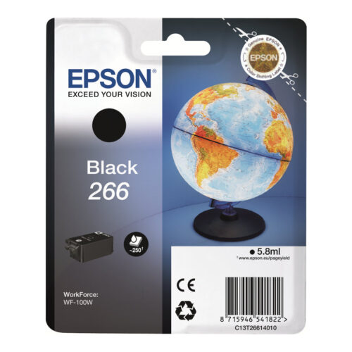 EPSON 4LB 266 ink cartridge black standard capacity 250 pages 1-pack