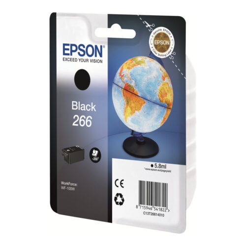 EPSON 4LB 266 ink cartridge black standard capacity 250 pages 1-pack