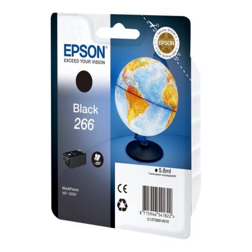 EPSON 4LB 266 ink cartridge black standard capacity 250 pages 1-pack RF-AM blister w/s