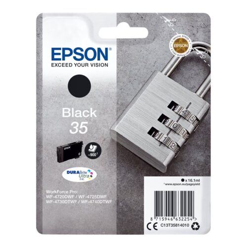EPSON 4LB 35 Ink Black 16.1ml Blister w/s