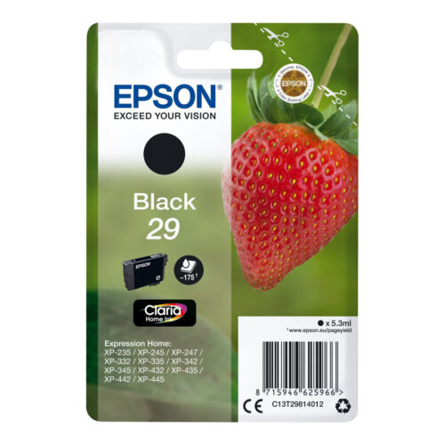 EPSON 4LB Cartridge Fraise Ink Claria Home Black w/s