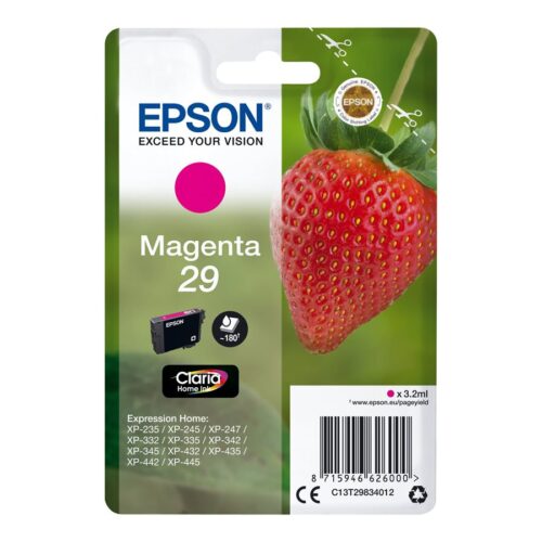 EPSON 4LB Cartridge Fraise Ink Claria Home Magenta w/s