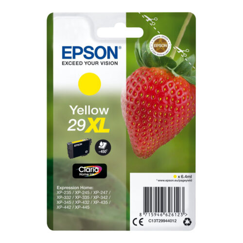 EPSON 4LB Cartridge Fraise – Ink Claria Home Yellow XL w/s