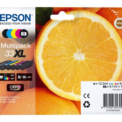 EPSON 4LB Multipack Oranges alarmed – Claria Premium Ink w/s