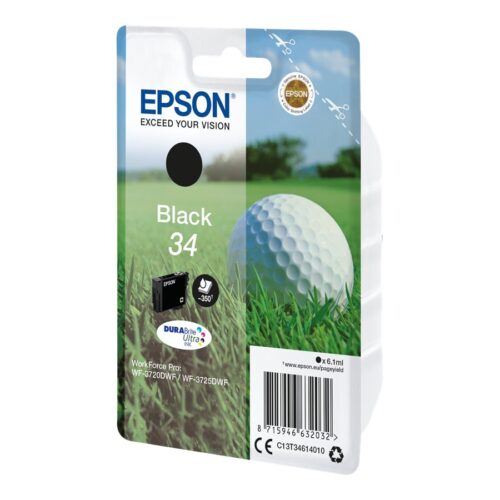 EPSON 4LB Singlepack Black 34 – DURABrite Ultra Ink