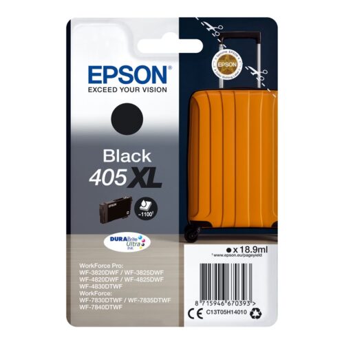EPSON 4LB Singlepack Black 405XL DURABrite Ultra Ink