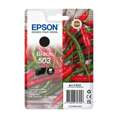 EPSON 4LB Singlepack Black 503 Ink