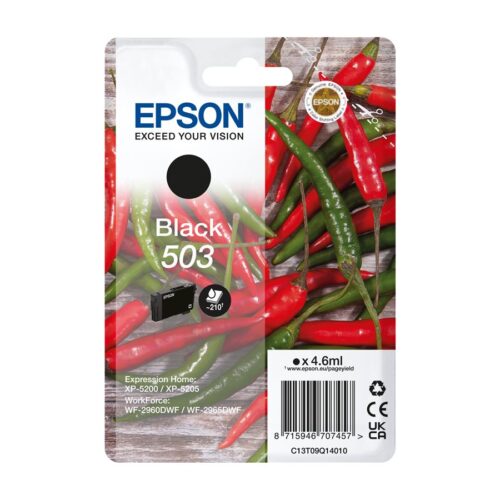 EPSON 4LB Singlepack Black 503 Ink w/s