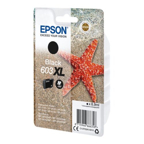 EPSON 4LB Singlepack Black 603XL Ink