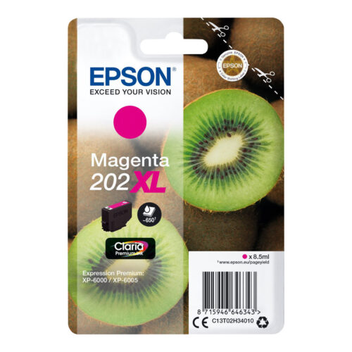 EPSON 4LB Singlepack Magenta 202XL Kiwi Clara Premium Ink