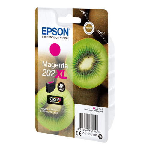 EPSON 4LB Singlepack Magenta 202XL Kiwi Clara Premium Ink