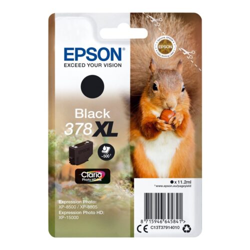 EPSON 5LB 378XL Black Ink Cartridge with Security w/s