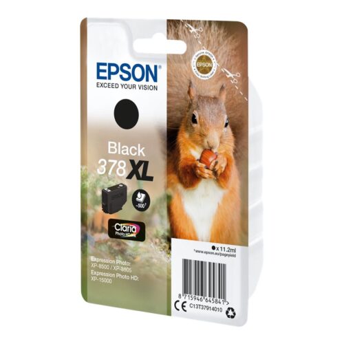 EPSON 5LB 378XL Black Ink Cartridge with Security w/s