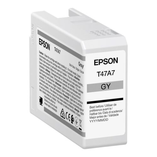 EPSON 5LB Singlepack Gray T47A7 UltraChrome Pro 10 ink 50ml
