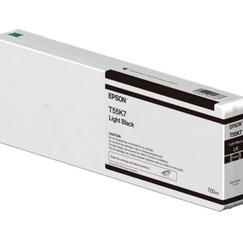 EPSON 5LB Singlepack Light Black T55K700 UltraChrome HDX/HD