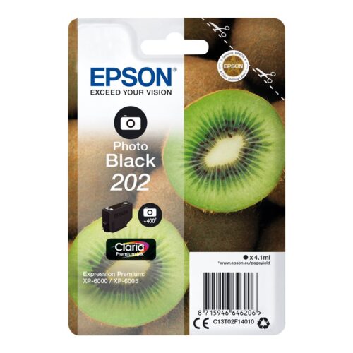 EPSON 5LB Singlepack Photo Black 202 Kiwi Clara Premium Ink