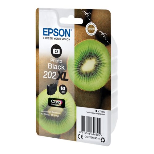 EPSON 5LB Singlepack Photo Black 202XL Kiwi Clara Premium Ink