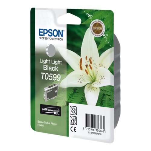 EPSON 5LB T0599 ink cartridge light light black standard capacity 13ml 1-pack blister without alarm
