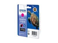EPSON 5LB T1573 ink cartridge vivid magenta standard capacity 1-pack blister without alarm