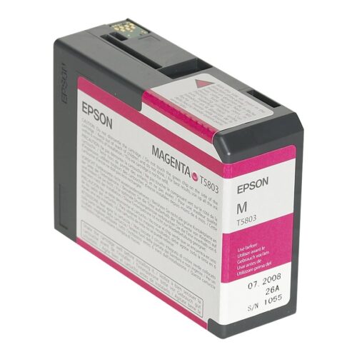 EPSON 5LB T5803 ink cartridge photo magenta standard capacity 80ml 1-pack