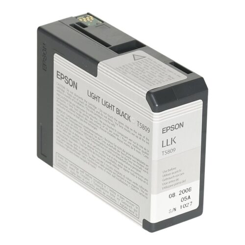 EPSON 5LB T5809 ink cartridge light light black standard capacity 80ml 1-pack