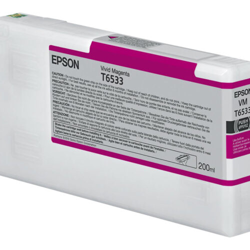 EPSON 5LB T6533 ink cartridge vivid magenta standard capacity 200ml