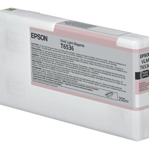 EPSON 5LB T6536 ink cartridge vivid light magenta standard capacity 200ml
