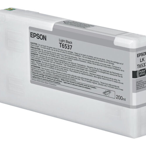 EPSON 5LB T6537 ink cartridge light black standard capacity 200ml