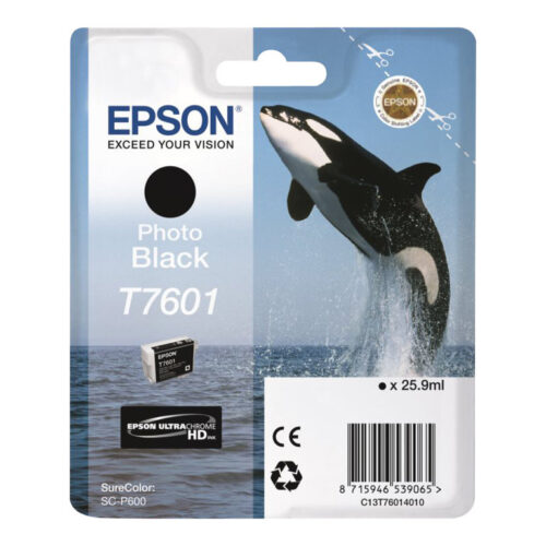 EPSON 5LB T7601 ink cartridge photo black high capacity 25 9ml 1-pack