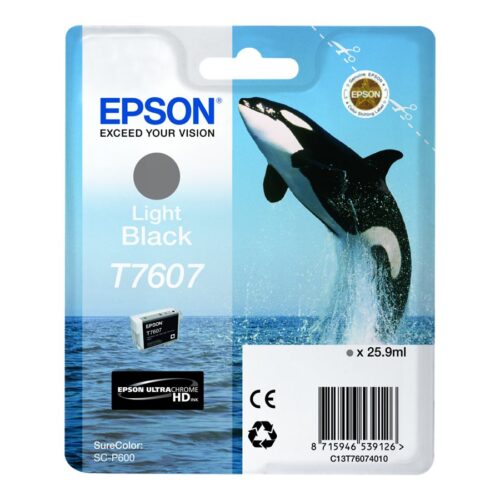 EPSON 5LB T7607 ink cartridge light black high capacity 25 9ml 10230 pages 1-pack