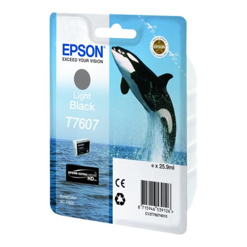 EPSON 5LB T7607 ink cartridge light black high capacity 25 9ml 10230 pages 1-pack