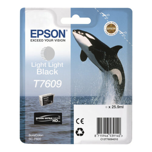 EPSON 5LB T7609 ink cartridge light light black high capacity 25 9ml 12.350 pages 1-pack