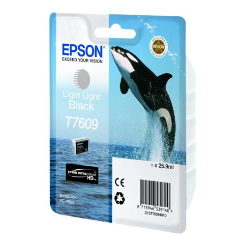 EPSON 5LB T7609 ink cartridge light light black high capacity 25 9ml 12.350 pages 1-pack