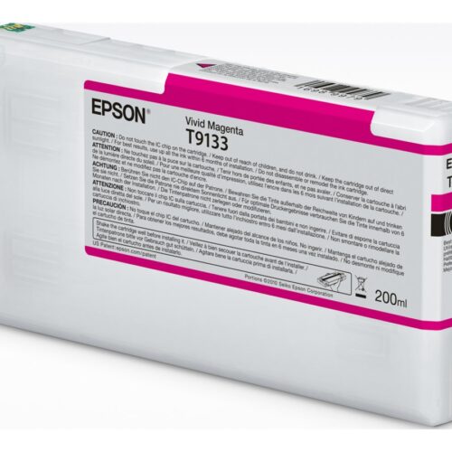 EPSON 5LB T9133 Vivid Magenta Ink Cartridge 200ml