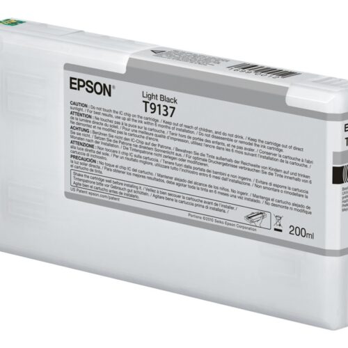 EPSON 5LB T9137 Light Black Ink Cartridge 200ml