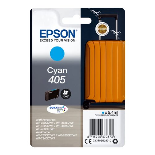 EPSON 6LB Singlepack Cyan 405 DURABrite Ultra Ink